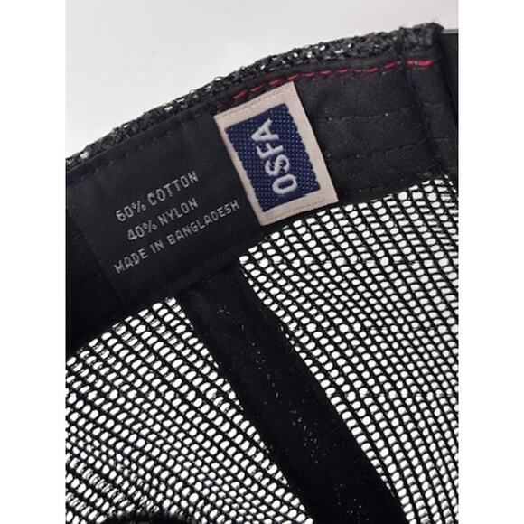 Fly Racing Baseball Cap Hat Red with Black Mesh Snapback OSFA - Picture 9 of 11